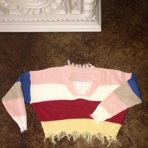 Crop sweater